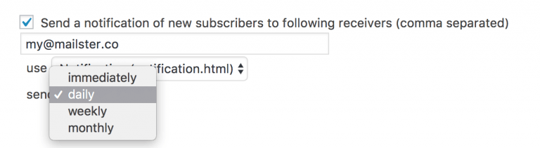 Get a notification on new subscribers – Mailster Knowledge Base
