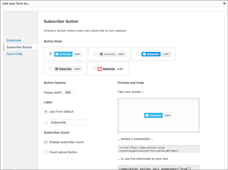 Using Mailster Forms (Deprectated) – Mailster Knowledge Base
