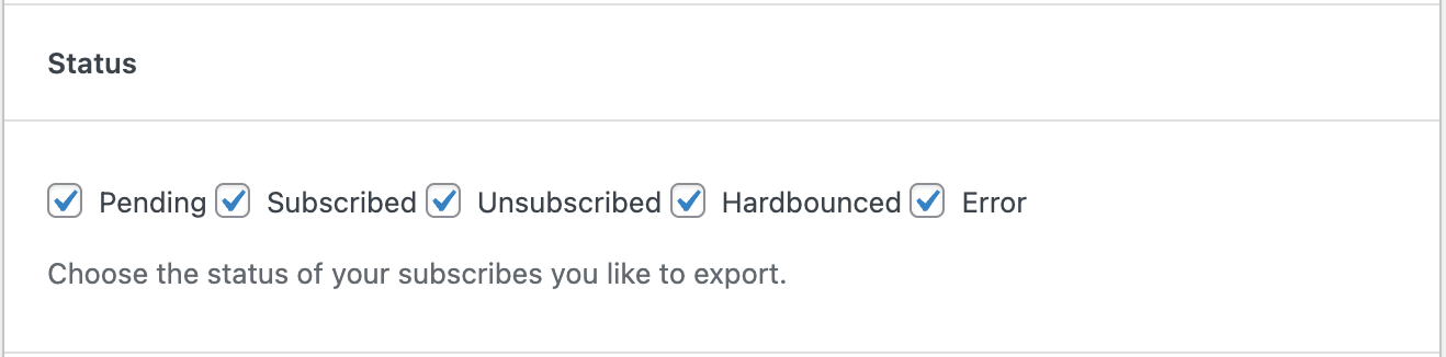 How do I export my subscribers? – Mailster Knowledge Base