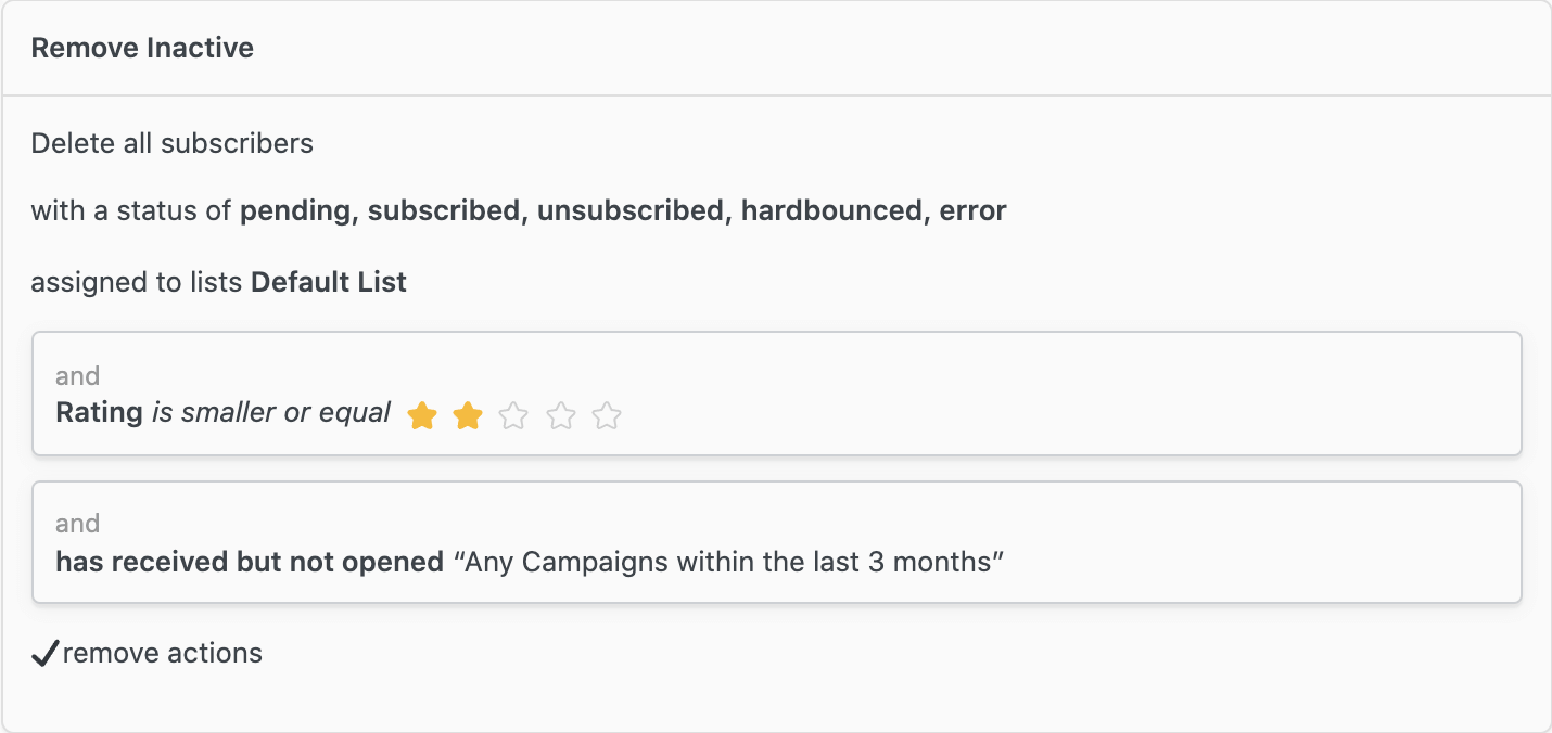Delete Subscribers – Mailster Knowledge Base