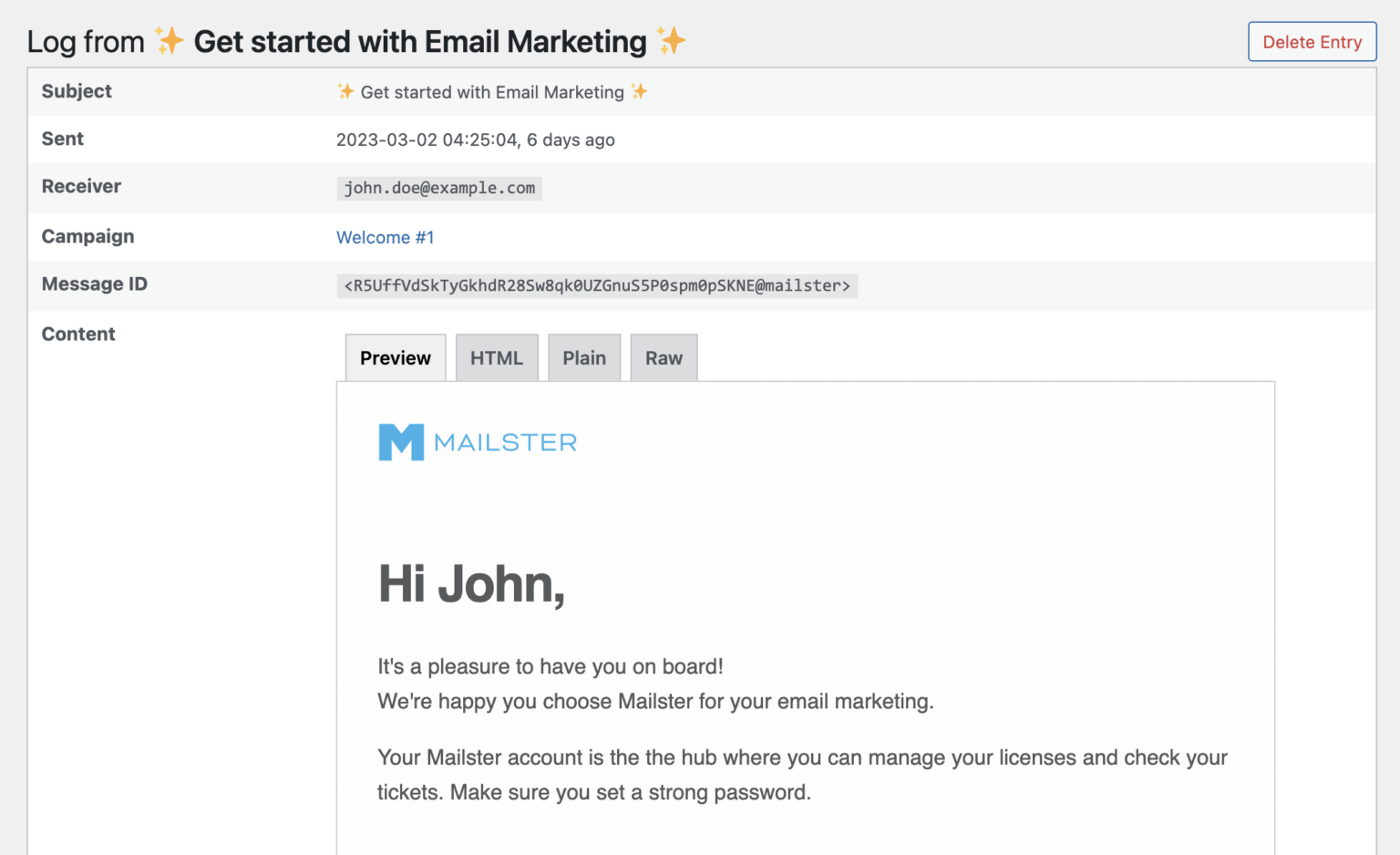 Logging Outgoing Mails in Mailster - Mailster Knowledge Base