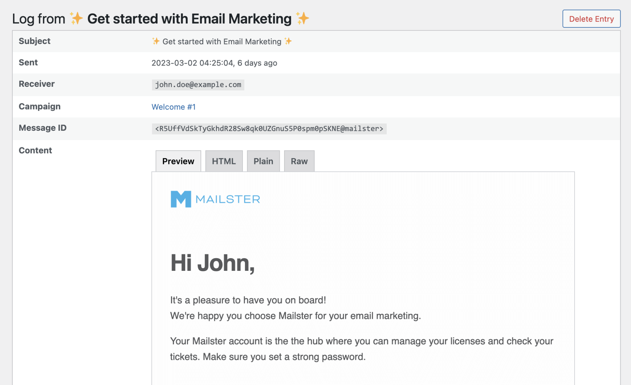 Logging Outgoing Mails in Mailster - Mailster Knowledge Base