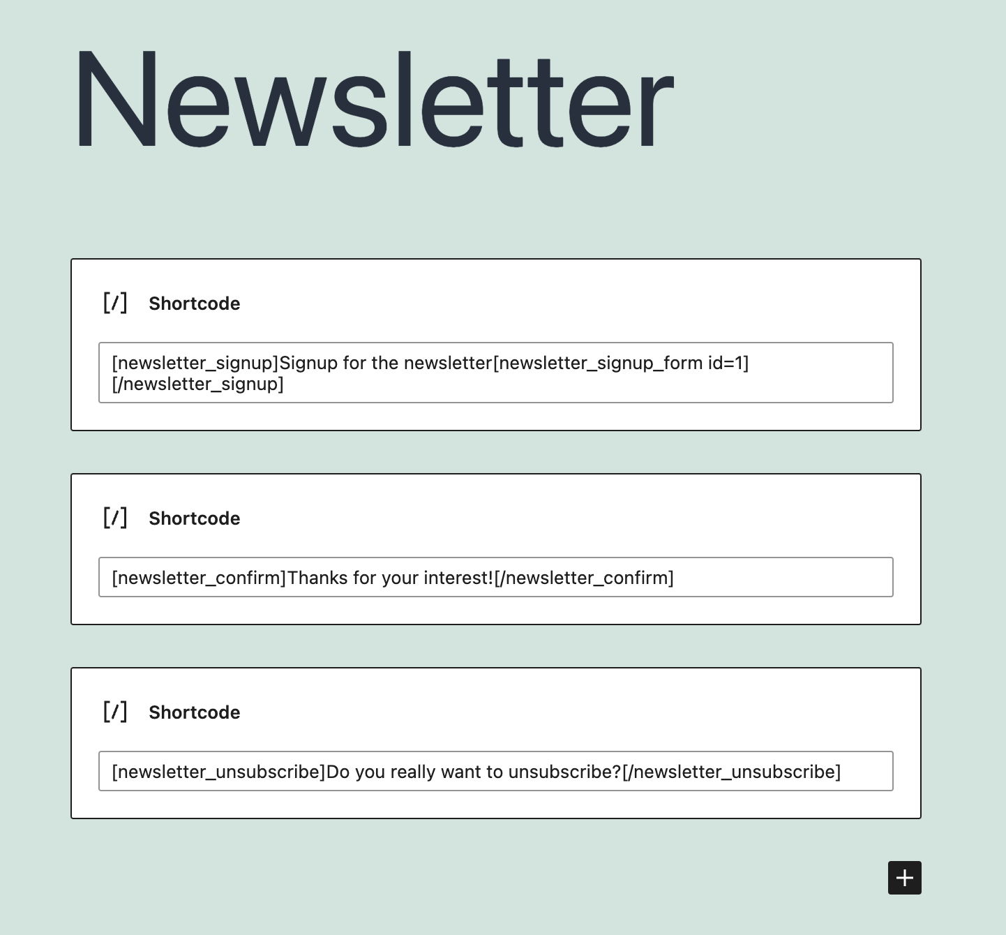 Convert your Newsletter Homepage Mailster Knowledge Base